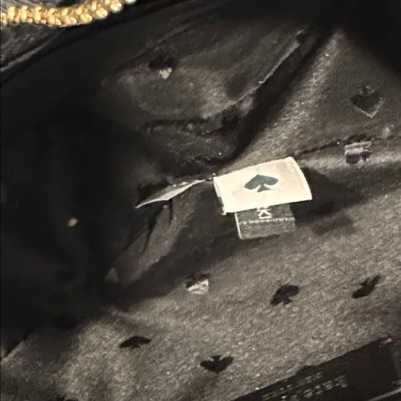 Kate Spade Love Shack Heart Black White Polka Dot Crossbody NWT - Picture 12 of 17